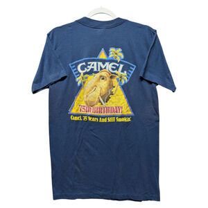 1988 Camel Cigarettes 75th anniversary t shirt